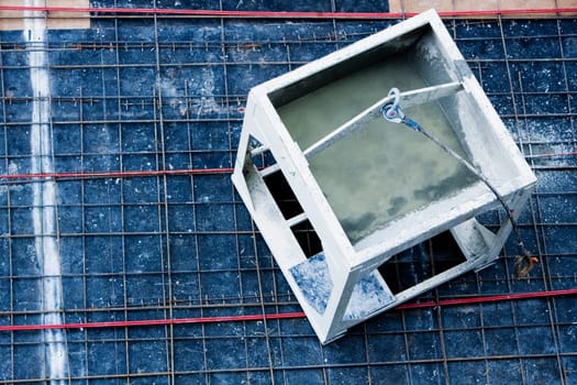 High angle view of a block