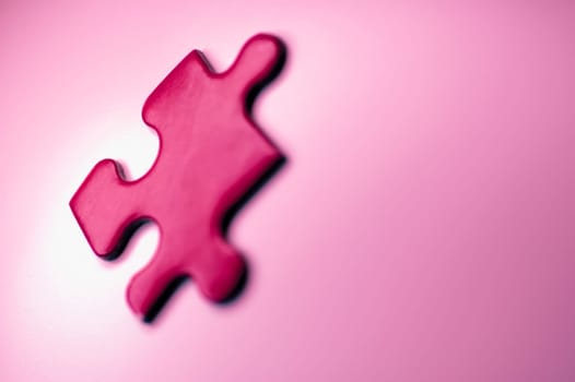 Close_up of a jigsaw piece