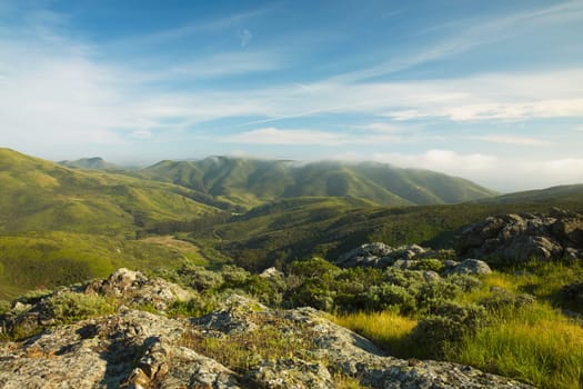 Panoramic view of a landscape