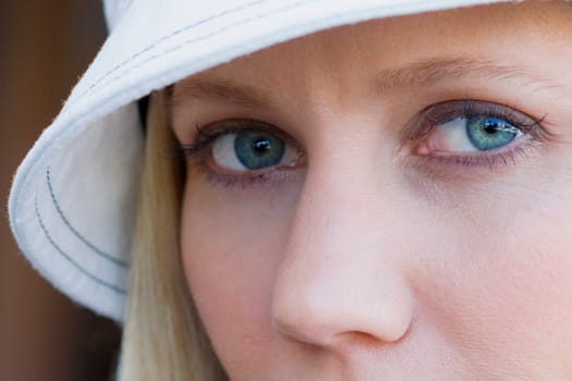 Close_up of a woman, Biltmore Hotel, Coral Gables, Florida, USA