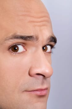 Close_up of a man