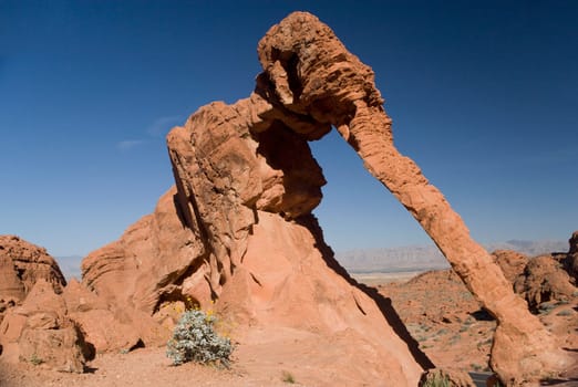 Rock formation on a landscape, Valley of Fire State Park, Las Vegas, Nevada, USA