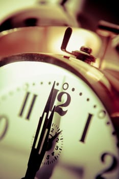 Close_up of an alarm clock