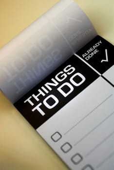 Close_up of a notepad
