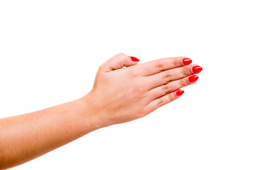 An extended hand ready for a handshake