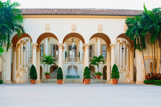 Facade of a hotel building, Biltmore Hotel, Coral Gables, Florida, USA