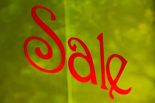 Close_up of a Sale sign, Soho, Manhattan, New York City, New York State, USA