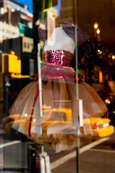 Mannequin in a clothing store, Fifth Avenue, Manhattan, New York City, New York State, USA