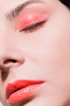 Close_up of a young woman