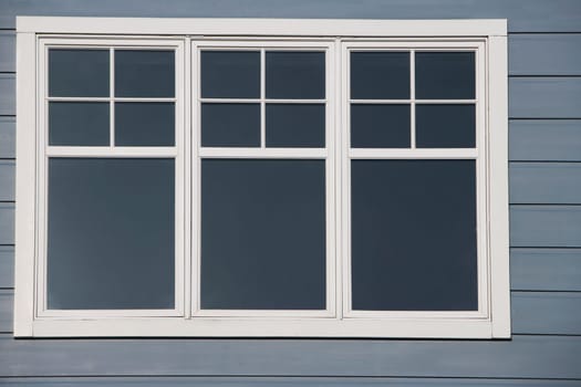 Close_up of the closed window of a building