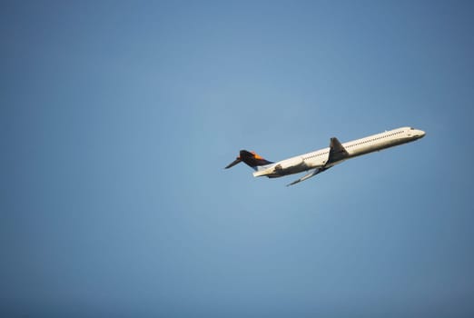 Airplane in the sky