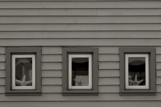 Windows of a house