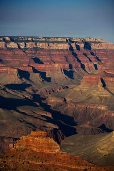 Rock formations on a landscape, Grand Canyon, Grand Canyon National Park, Arizona, USA