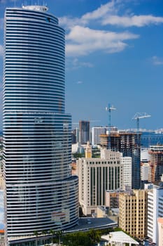 Skyscraper in a city, Miami, Florida, USA