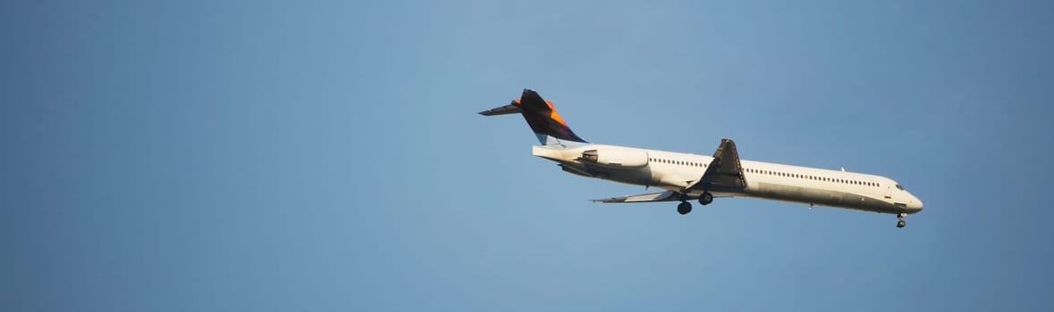 Airplane in the sky