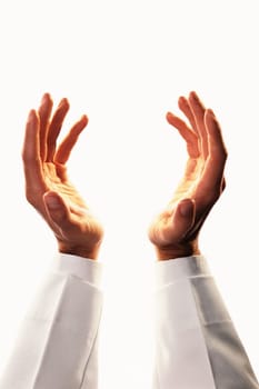 Close_up of a personŽs hands