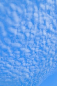 Low angle view of cumulus clouds in the sky