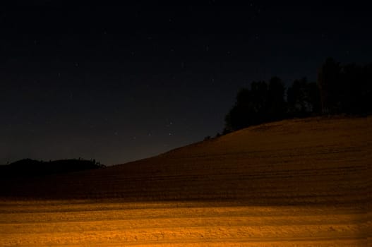 Sand dunes in the desert, Shasta Lake, California, USA