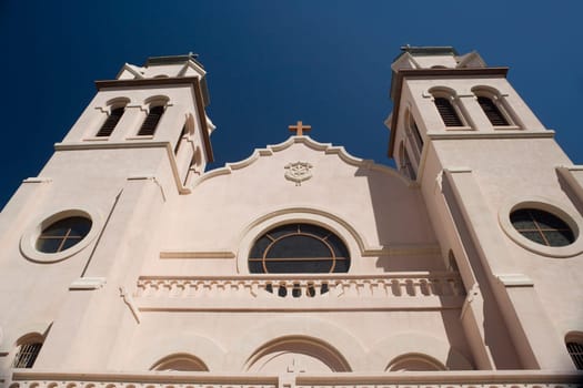 Low angle view of a church, St. MaryŽs Basilica, Phoenix, Maricopa County, Arizona, USA