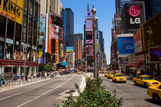 Buildings in a city, Times Square, Manhattan, New York City, New York State, USA