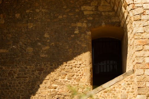 Old ruins of a building, Le Mans, Sarthe, Pays_de_la_Loire, France