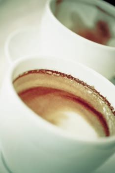 Close_up of coffee cups