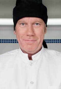 Portrait of a chef smiling