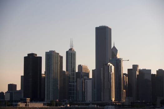Skyscrapers in a city, Chicago, Illinois, USA