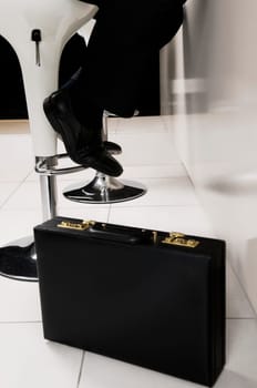 Close_up of a briefcase