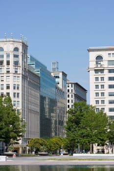 Buildings in a city, Washington DC, USA