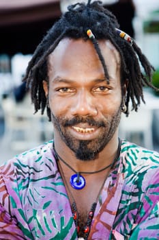 Portrait of a mid adult man smiling