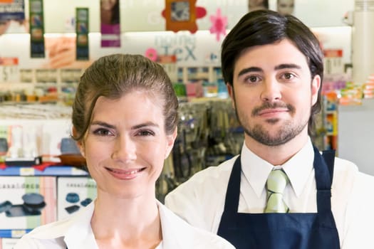 Portrait of two sales representatives