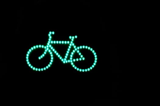 Close_up of a traffic light, New York City, New York State, USA