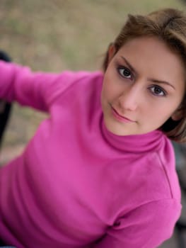 Portrait of a young woman