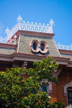Low angle view of a building, Logan Circle, Washington, USA