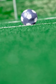 Soccer ball in a field