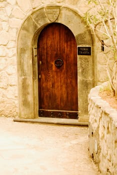 Entrance of a house, Torre Trasita, Positano, Amalfi Coast, Salerno, Campania, Italy