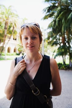 Portrait of a mid adult woman smiling