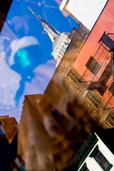 Low angle view of buildings, fifth Avenue, Manhattan, New York City, New York State, USA