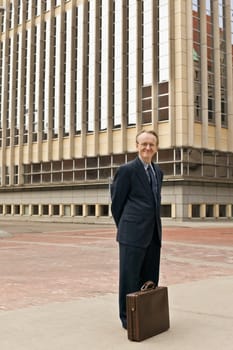 Portrait of a businessman smiling