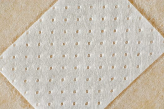 Close_up of an adhesive bandage