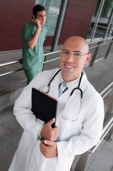 Portrait of a doctor smiling