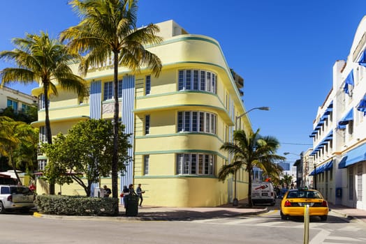 MIAMI SOUTH BEACH FLORIDA, USA - JANUARY 22