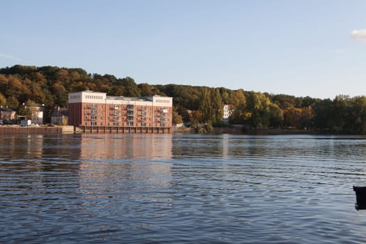 New residential building on the banks of the Havel in Potsdam