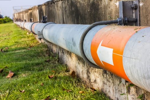 industrial water pipe line