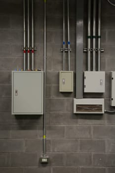 power supply boards on the wall