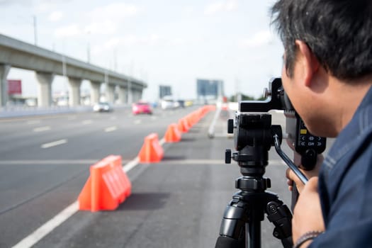 catch speeding drivers with a radar gun