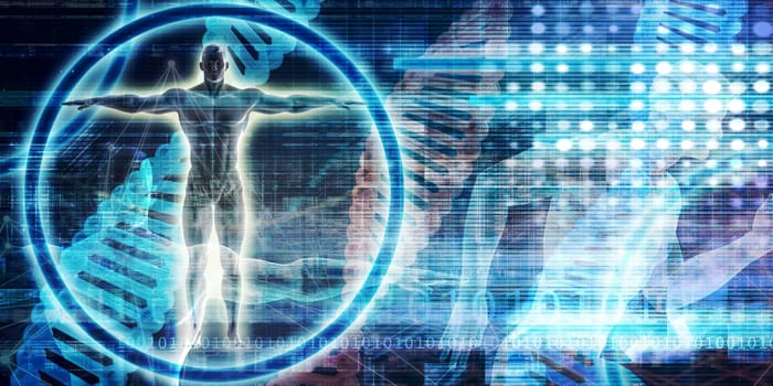 Futuristic Technology Concept Background as a Art