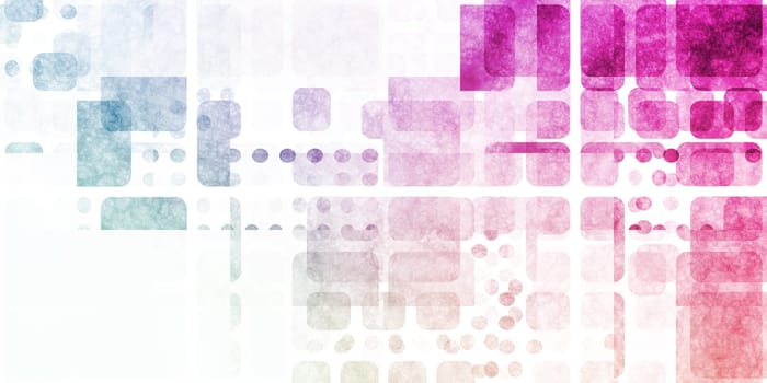 Soothing Background with Geometric Pattern Abstract Art