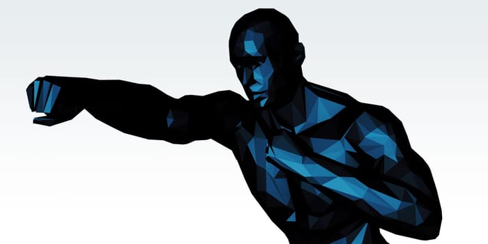 Virtual Fitness Class and Training Online Exercise Concept